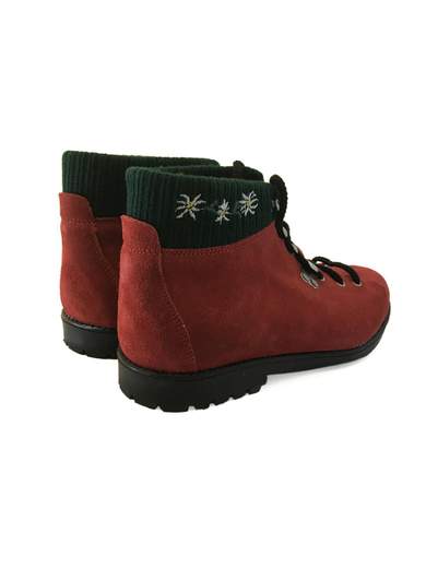SUDTIROLER TRACHTENSCHUE Südtiroler Trachtenschue 5715 Red Alpine Shoes