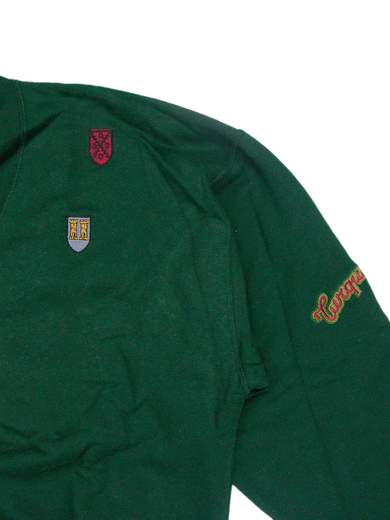 TURQUOISE Emblem felpa con collo a V