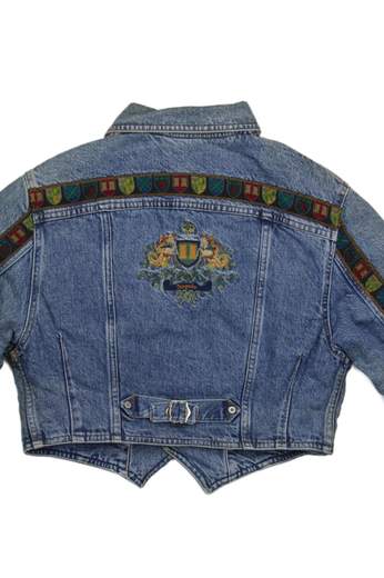 TURQUOISE 5517 EMBLEMS JACKET