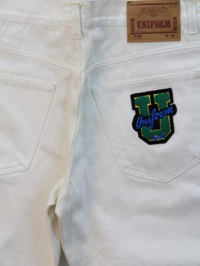 UNIFORM 311 White Jeans