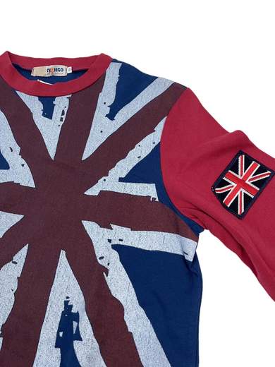 GIGOLÈ ARCHIVE 5681 Union Jack Long Sleeves T-Shirt