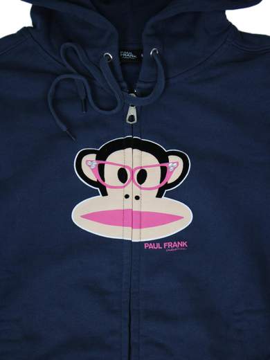 PAUL FRANK Nerd Julius felpa con cappuccio