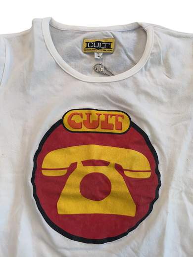 CULT AB7771 Landlines Vintage Telephone Tee