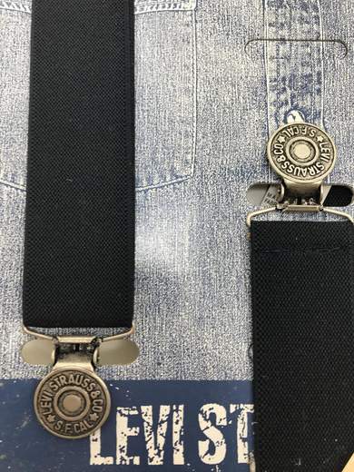 LEVI’S AL0017 Braces/Suspenders with Clip