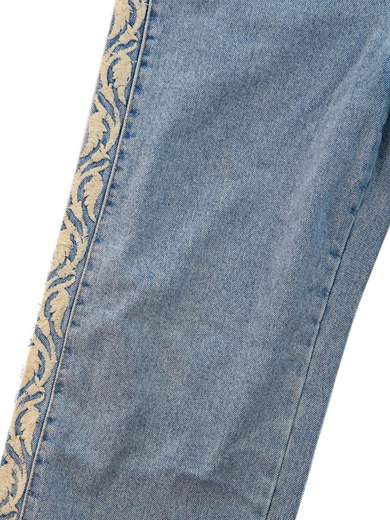 EL CHARRO PITEADO WHITESTRIPE JEANS