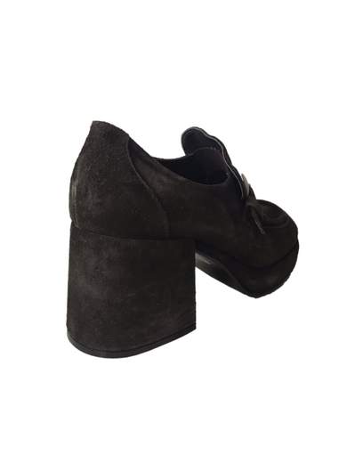 FORNARINA PIF1053-316 Suede Loafers Heel 7