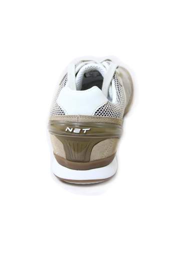 GEOX U Hibra Suede/Mesh High Breathability Sneakers Beige