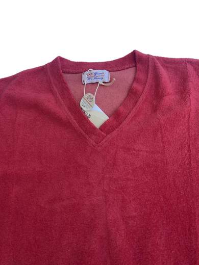 ONYX J7200 T-Shirt a manica lunga effetto spugna con collo a V