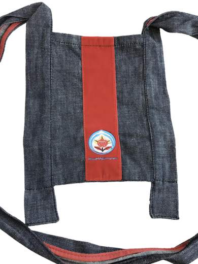FORNARINA Sakata Women H Shaped Denim Pouch with Strap