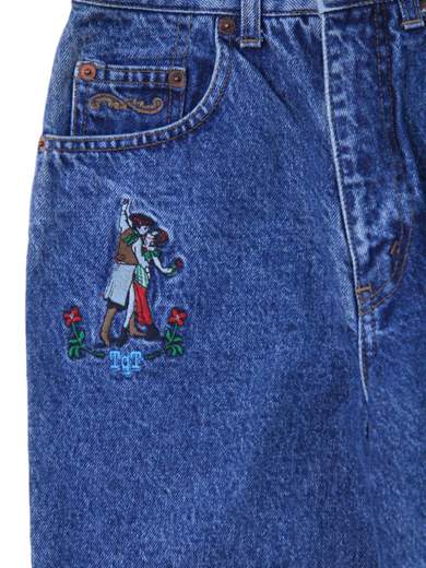TURQUOISE Flamenco Jeans