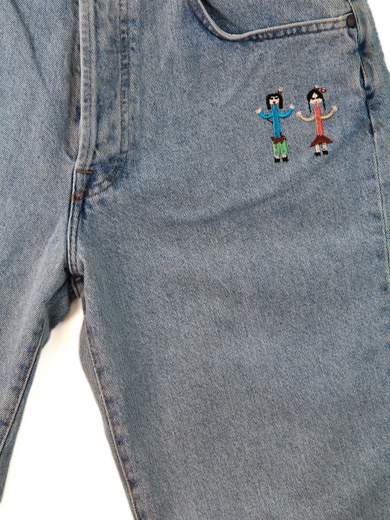 TURQUOISE Ninos Jeans 12 5348U