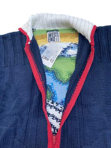 GIGOLÈ ARCHIVE TWE 2RS colorato maglione full zip