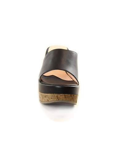 FORNARINA PEFBE3526WD Sandali con zeppa rivestita in sughero