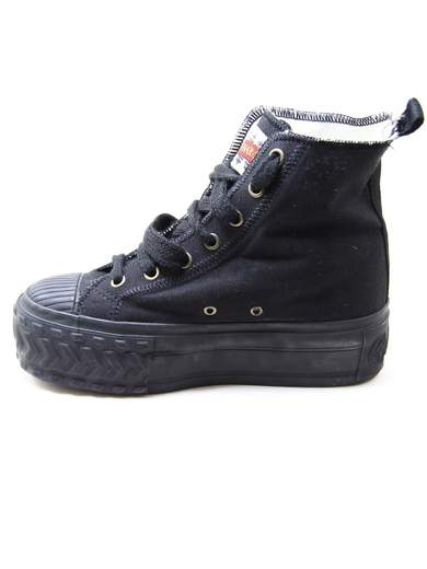 ENERGIE Platte Vintage Women Canvas Creepers (5 cm wedges)