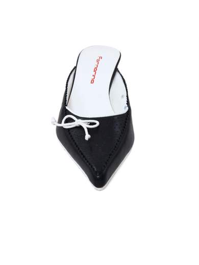 FORNARINA PEFEBW2789WC Pointy Leather Shoes Vague ’50’s Style