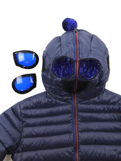RIDERS ON THE STORM Piumino con cappuccio a chiusura totale