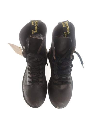 DR MARTENS 10 Eye Choco Vintage Boots