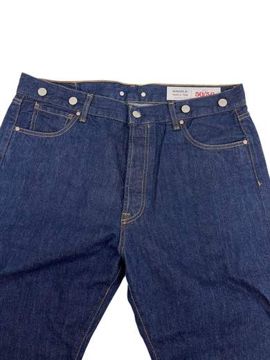 GIGOLÈ ARCHIVE Fifty/Fifty Jeans taglio Anni Cinquanta con cimosa