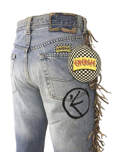 ENERGIE Jack Fringes Jeans con frange