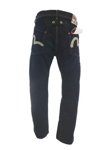 EVISU EA04EM JE20 TOP NOTCH WASHED JEANS