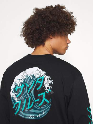 SANTACRUZ JAPANESEWAVEDOTLSTSHIRT