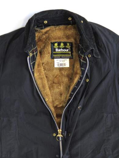 BARBOUR ACRYLIC LINING VINTAGE JACKET