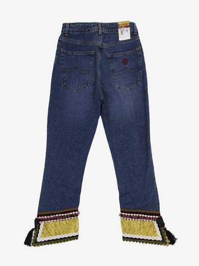 JNCO INDUSTRIES J1004D1 Jeans a zampa con gambe decorate