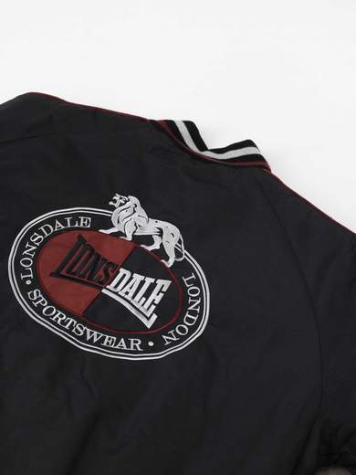 LONSDALE LNS-BLK-JKT Bomber stile American College