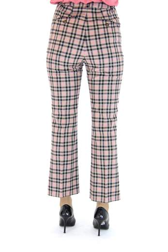 WEEKEND Cairo pantalone Tartan Rosa