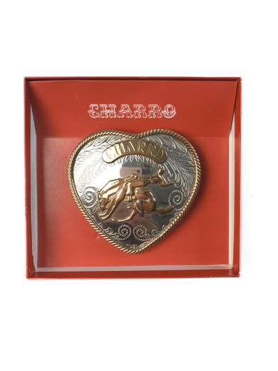 EL CHARRO HEART BUCKLE