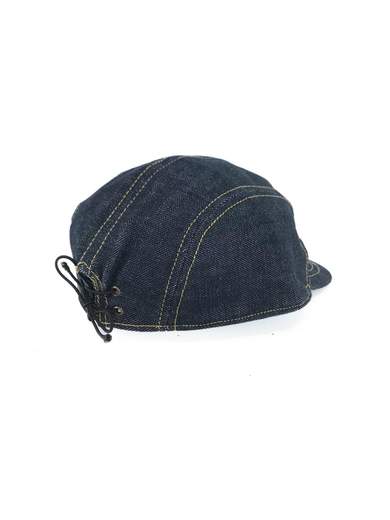 EVISU EVB07 D11 LACED BACK CAP VINTAGE CAST DENIM