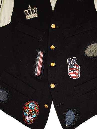 GIGOLÈ RELAB Peace Lavishly Decorated  Waistcoat