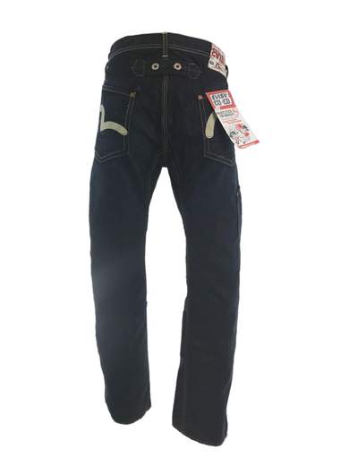 EVISU EA04EM JE20 TOP NOTCH WASHED JEANS