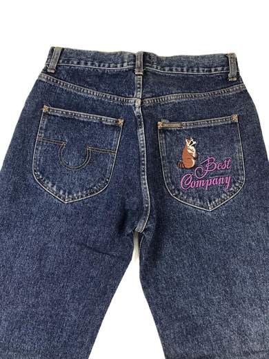 BEST COMPANY Best Blue Raccoon Jeans