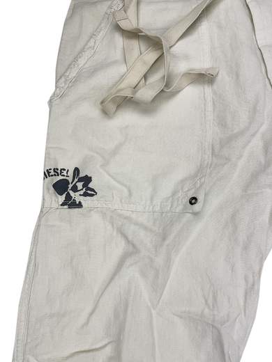 DIESEL Bowen pantaloni cotone-lino