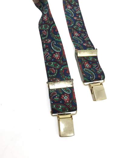 DURANGO Braid Leather Braces Bretelle a treccia