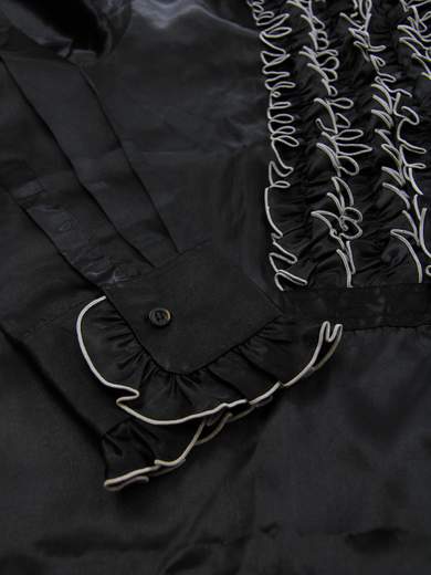 CHENASKI Camicia satinata con volant