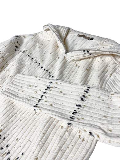 GIGOLÈ ARCHIVE Circus Red maglione collo alto a macchie