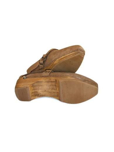 EL CHARRO Texas zoccoli in pelle