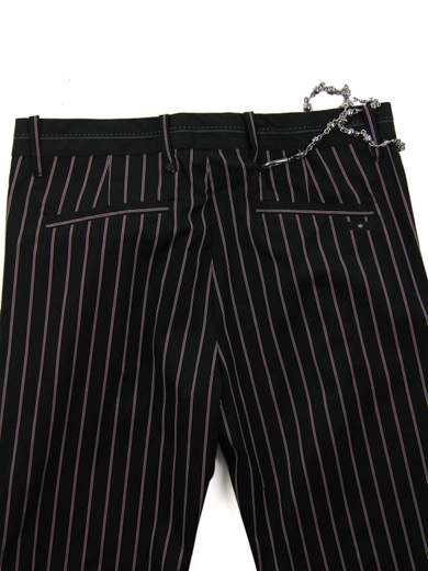 ENERGIE Purdex El Dia de Los Muertos pantaloni gessati