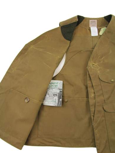 FILSON 032 gilet da caccia in cotone cerato