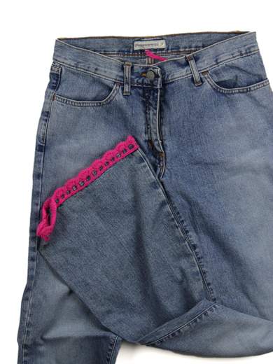 FORNARINA Creeper Jeans a zampa ricamati