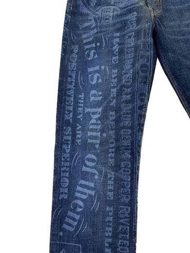 LEVI’S 501.01.80 Jeans Limited Edition with Print