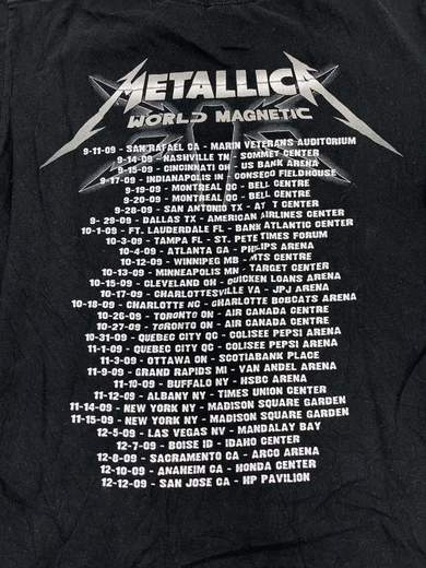 GIGOLÈ ARCHIVE Metallica World Magnetic Tour T-Shirt (usata)