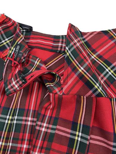 HELL BUNNY 2344RED Gonna Scozzese Tartan