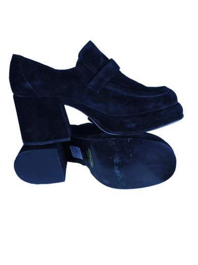 FORNARINA PIF1053-316 Suede Loafers Heel 7