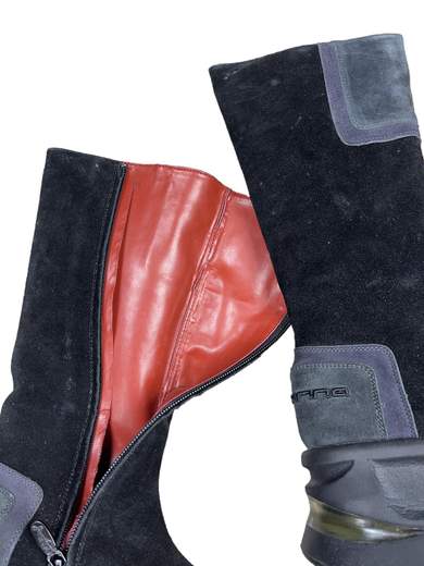 FORNARINA PIFDU2555WS Stivali vintage con zeppa