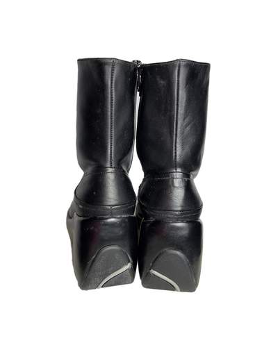 FORNARINA PIFEL1832WC Stivali in pelle con zeppa