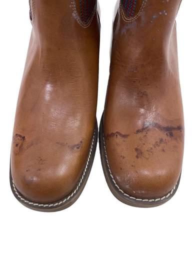 FORNARINA PIFZA2227WH53 Leather/Synthetic Boots Stivali ricamati