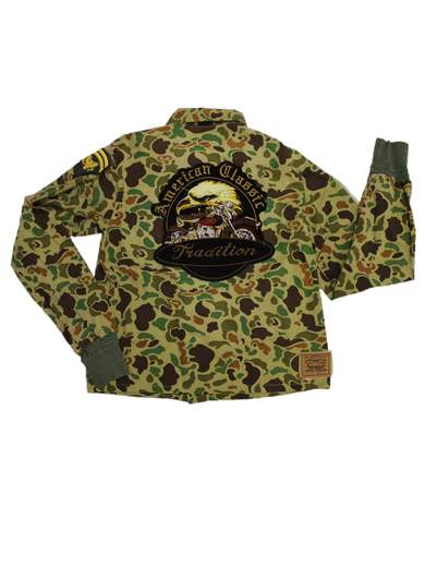 GIGOLÈ RELAB American Classic camicia custom con toppe